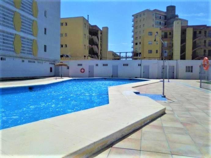 Apartamento Roquetas De Mar Urbanizacion, 2 Dormitorios, Gran Terraza Con Vista Al Mar, Wi-Fi, Parking Y Piscina מראה חיצוני תמונה
