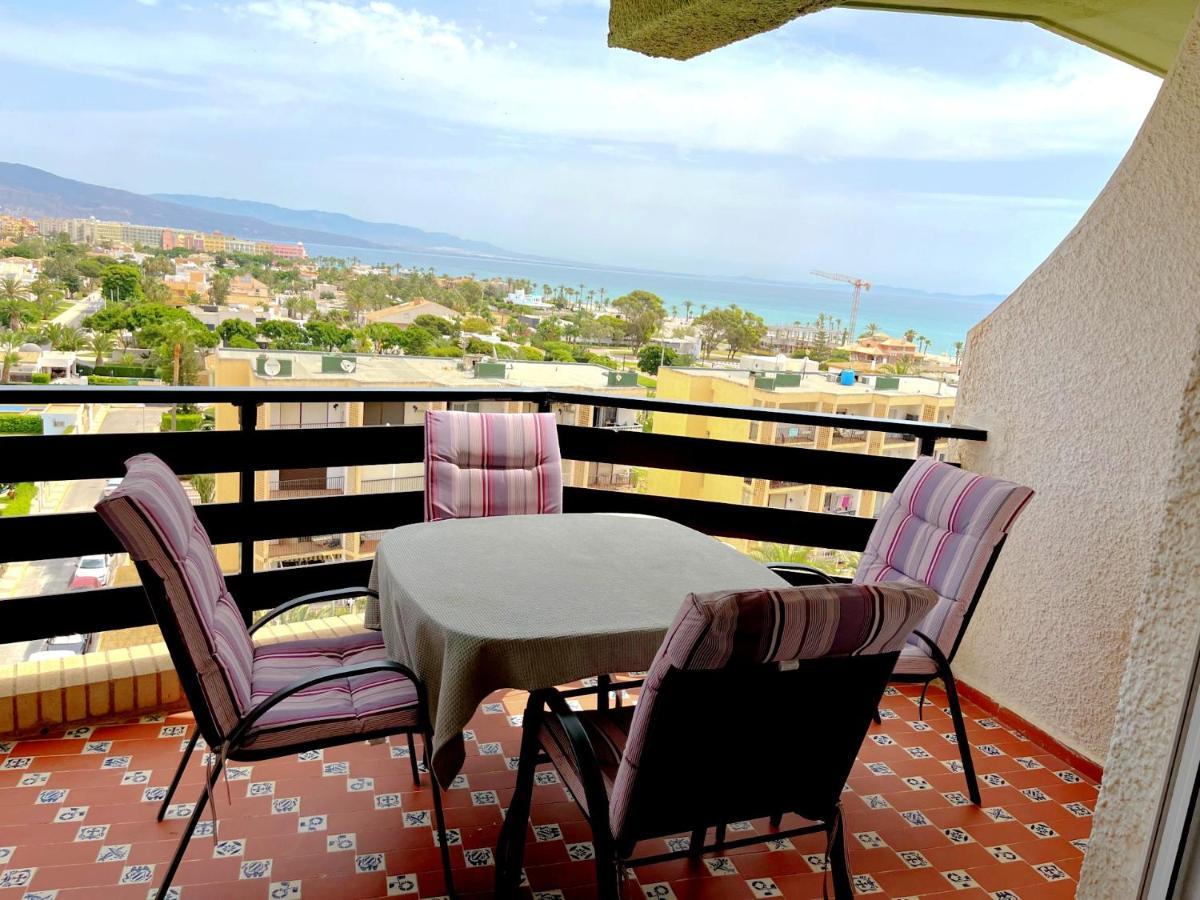 Apartamento Roquetas De Mar Urbanizacion, 2 Dormitorios, Gran Terraza Con Vista Al Mar, Wi-Fi, Parking Y Piscina מראה חיצוני תמונה