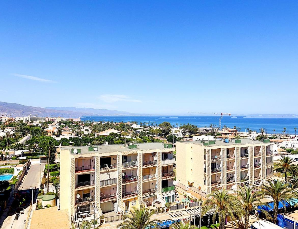 Apartamento Roquetas De Mar Urbanizacion, 2 Dormitorios, Gran Terraza Con Vista Al Mar, Wi-Fi, Parking Y Piscina מראה חיצוני תמונה