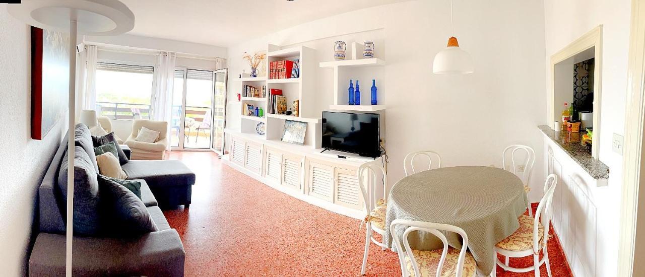 Apartamento Roquetas De Mar Urbanizacion, 2 Dormitorios, Gran Terraza Con Vista Al Mar, Wi-Fi, Parking Y Piscina מראה חיצוני תמונה